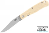 Smith & Sons Cypress Trapper - White Burlap Micarta