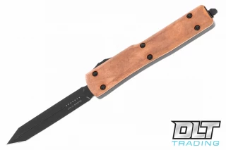 Microtech 249-1DLCTCPS UTX-70 Spartan - Copper - Black Blade - Signature Series