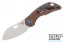 Olamic Cutlery Busker Largo - Satin - Funky Holes - Antique Entropic - Blue Accents - 206