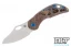 Olamic Cutlery Busker Semper - Satin - Funky Holes - Antique Entropic - Blue Accents - 205