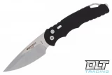 Pro-Tech TR-4 - Black Handle - Two Tone Blade