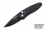 Pro-Tech Sprint - Black 3D Pattern Handle - Black Blade