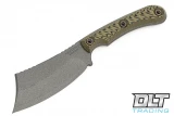 RMJ Tactical Jackdaw - Tungsten Cerakote - Dirty Olive G-10