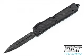 Microtech 122-16CFS Ultratech D/E - Carbon Fiber - Damascus Blade - Signature Serries