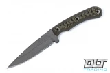 RMJ Tactical Sparrow - Tungsten Cerakote - Dirty Olive G-10