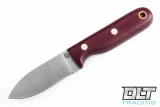 LT Wright Bushbaby 3V - Flat Ground - Red Stone Richlite - Matte Finish