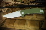 Spartan Blades - Astor - Tumbled - OD Green G-10