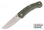 GiantMouse ACE Iona - Textured OD Green FRN - Satin Blade