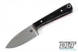 LT Wright Daily Carry AEB-L - Flat Ground - Black Micarta - Red Liners