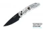 Pro-Tech TR-5 Tactical Response - Skull Limited Edition - Silver Handle - Black Blade