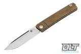 Medford Gentleman Jack - Tumbled S35VN Blade - Bronze Anodized Titanium