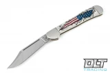 Case Copperlock Smooth Natural Bone with Flag