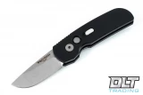 Pro-Tech Calmigo - Black Handle - Stonewashed Blade