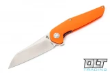 A. Purvis Blades Progeny MR - Orange G-10 - Satin Blade