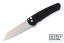 Pro-Tech Malibu Reverse Tanto - Black Handle - Stonewashed Blade