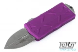 Microtech 157-10APVI Exocet - Violet Handle - Apocalyptic Blade vs Microtech 157-10TQ Exocet - Turquoise Handle - Stonewashed Blade