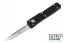 Microtech 149-10 UTX-70 T/E - Black Handle - Stonewashed Blade