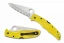 Spyderco Pacific Salt 2 - Fully Serrated - Yellow