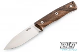 LionSteel B35 Fixed Blade - Walnut