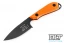 White River M1 BackPacker Pro - Black Blade - Textured Textured Orange G-10