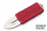 Microtech 157-10RD Exocet - Red Handle - Stonewashed Blade