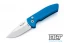 Pro-Tech SBR - Blue Handle - Two Tone Blade