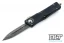 Microtech 142-16 Combat Troodon D/E - Black Handle - Damascus Blade