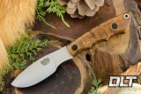 Bark River Knives Mini Canadian 3V Dark Curly Maple  - Black Pins - #2