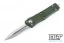 Microtech 138-10OD Troodon D/E - OD Green Handle - Stonewash Blade