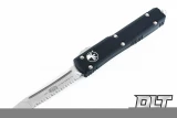 Microtech 123-12 Ultratech T/E - Black Handle - Stonewash Blade