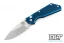 Pro-Tech Strider SnG - Blue & Black Textured G-10 Handle - Stonewashed Blade