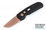 Pro-Tech Calmigo - Black Handle - Rose Gold Blade