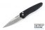 Pro-Tech Newport - Black Handle - Stonewashed Blade