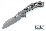 Olamic Cutlery Soloist Scout - Funky Hole Pattern - Rock Handle & Hardware - #1528S
