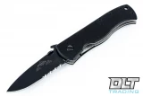 Emerson CQC-7AW - Black Blade - Partially Serrated - Wave Feature