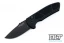 Pro-Tech SBR - Black Handle - Machined Texture - Black Blade