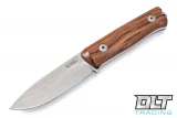 LionSteel B40 Bushcraft Fixed Blade - Santos Wood