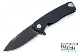 LionSteel ROK - Black Aluminum - Black Blade