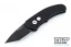 Pro-Tech Runt J4 Tanto - Black Handle - Black Blade