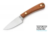 LT Wright Small Workhorse AEB-L - Flat - Natural Micarta - Matte Finish