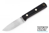 LT Wright Maverick Scout A2 - Flat Ground - Black Micarta - Red Liners