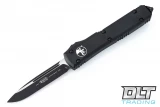 Microtech 121-1T Ultratech S/E - Black Handle  - Contoured - Black Blade
