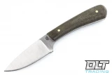 LT Wright Frontier Valley A2 - Flat Ground - Green Micarta - Matte Finish