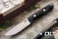 Bark River Knives Bravo EDC M4 Black Canvas Micarta - Rampless