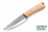 LT Wright Gary Wines Bushcrafter - Scandi Ground - Snakeskin Micarta - Matte Finish