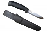 Mora Companion Anthracite - Stainless Steel