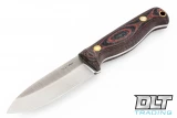 LT Wright Outback 3V - Saber - Red & Black Micarta - Matte Finish