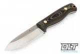 LT Wright Outback 3V - Saber - Camo Linen Micarta - Matte Finish