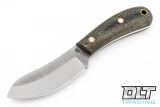 LT Wright Camp MUK 3V - Saber - Camo Linen Micarta - Matte Finish