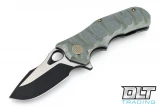We Knife 619C - Green Handle - Two Tone Blade
